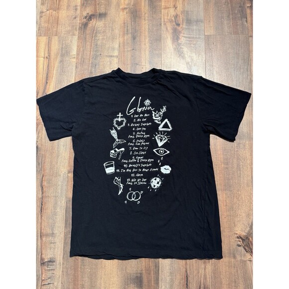Sam Smith Gloria The Tour 2023 Concert Tshirt Setlist Black 100% Cotton MEDIUM - Picture 2 of 4